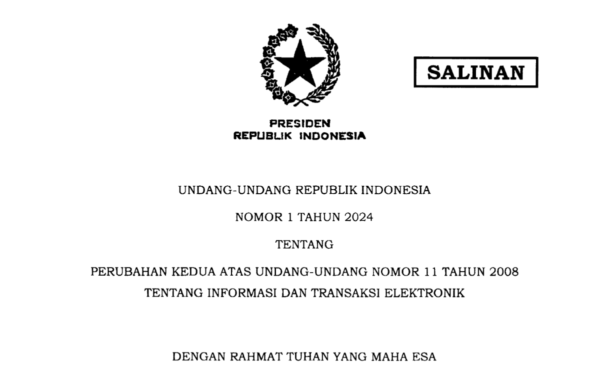 Uu Informasi Elektronik Alat Bukti Hukum Yang Sah